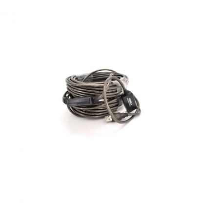 Дата кабель USB 2.0 AM/AF 20.0m active transparent Voltronic (YT-AECWC AM/AF-20.0m)