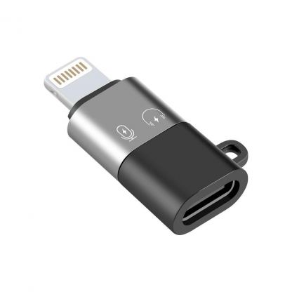 Перехідник USB-C F to Lightning M charger-audio XoKo (AC-029)