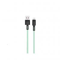 Дата кабель USB 2.0 AM to Lightning 1.0m 5A green XO (NB166-L-1-GR)
