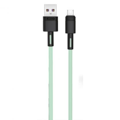 Дата кабель USB 2.0 AM to Micro 5P 1.0m 5A green XO (NB166-M-1-GR)