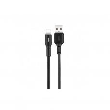 Дата кабель USB 2.0 AM to Micro 5P 1.0m 3A black XO (NB112-M-BK)