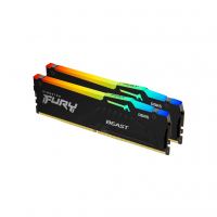 Модуль памяти для компьютера DDR5 128GB (2x64GB) 5600 MHz Beast RGB Kingston Fury (ex.HyperX) (KF556C36BBEAK2-128)