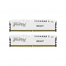 Модуль памяти для компьютера DDR5 32GB (2x16GB) 6000 MHz Beast White Kingston Fury (ex.HyperX) (KF560C36BWE2K2-32)
