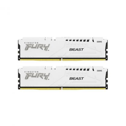 Модуль памяти для компьютера DDR5 32GB (2x16GB) 6000 MHz Beast White Kingston Fury (ex.HyperX) (KF560C36BWE2K2-32)