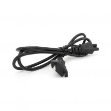 Кабель питания C5 1.2m 0.5mm black Voltronic (PC-184/2 CEE7/16-C5-1.2M/42609)