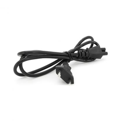 Кабель живлення C5 1.2m 0.5mm black Voltronic (PC-184/2 CEE7/16-C5-1.2M/42609)