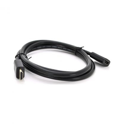 Кабель мультимедійний HDMI M to HDMI F 1.5m V2.0 VEGGIEG (HF-1.5)