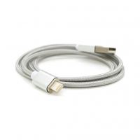 Дата кабель USB 2.0 to Lightning 1.0m 2A magnetic nylon silver Voltronic (YT-MCFB-L/S/13190/09165)