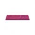 Клавіатура Canyon Fortnax Bluetooth/Wireless/ USB UA Pink (CND-SKBW2)