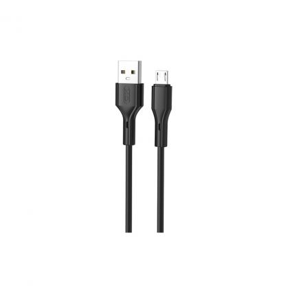 Дата кабель USB 2.0 AM to Micro 5P 1.0m black XO (NB230_M_Black)