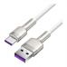 Дата кабель USB to USB-C 1.0m 6A 66W white Baseus (CAKF000102)