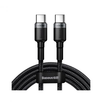 Дата кабель USB-C to USB-C 2.0m 100W 5A black-grey Baseus (CATKLF-ALG1)