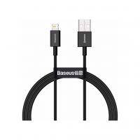 Дата кабель USB 2.0 AM to Lightning 2.0m 2.4A black Baseus (CALYS-C01)