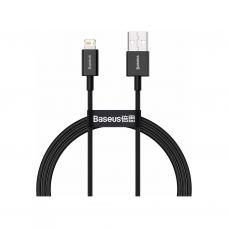 Дата кабель USB 2.0 AM to Lightning 2.0m 2.4A black Baseus (CALYS-C01)