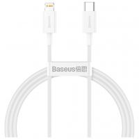 Дата кабель USB-C to Lightning 2.0m 20W white Baseus (CATLYS-C02)