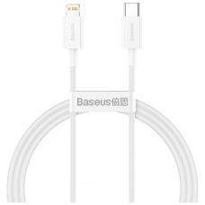Дата кабель USB-C to Lightning 2.0m 20W white Baseus (CATLYS-C02)