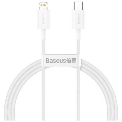 Дата кабель USB-C to Lightning 2.0m 20W white Baseus (CATLYS-C02)