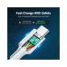 Дата кабель USB-C to USB-C 0.5m 3A 60W US264 white UGREEN (60517)