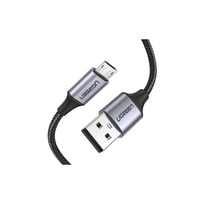 Дата кабель USB 2.0 AM to Micro 5P 1.5m 2A US290 black UGREEN (60147)
