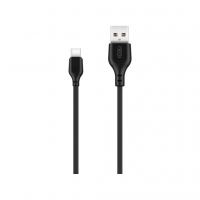 Дата кабель USB 2.0 AM to USB-C 1.0m 2.1A black XO (XO-NB-103-TC-1-BK)