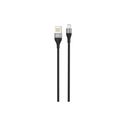 Дата кабель USB 2.0 AM to Lightning 1.0m 2.4A double-sided NB188 gray XO (6920680879694)