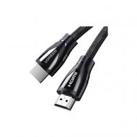 Кабель мультимедійний HDMI M to HDMI M 2.0m braided HD140 black UGREEN (80403)