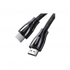 Кабель мультимедійний HDMI M to HDMI M 2.0m braided HD140 black Ugreen (80403)