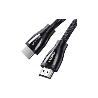 Кабель мультимедійний HDMI M to HDMI M 2.0m braided HD140 black UGREEN (80403)