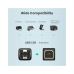 Кабель для принтера USB 2.0 AM/BM 5.0m US135 black Ugreen (10352)