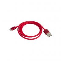 Дата кабель USB 2.0 AM to Lightning 1.0m 2.4A red Patron (CAB-PN-LIGHT-1M-R)