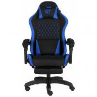 Крісло ігрове GT Racer X-2339 Black/Blue (X-2339 Fabric Black/Blue)