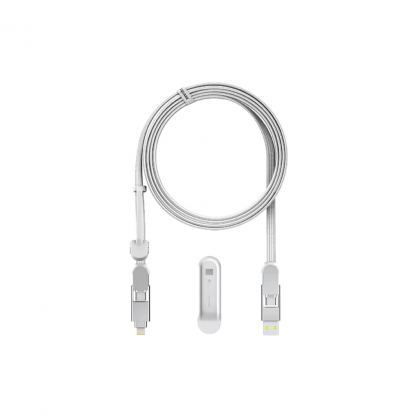 Дата кабель 6in1 inCharge XL 2.0m white Rolling Square (XLM02R)