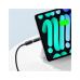 Переходник USB-C F to USB-C M digital display Essager (EZJTT-TX0G-P)