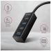 Концентратор AXAGON USB 3.1 to 4xUSB 3.0 1.2m black (HUE-M1AL)