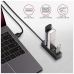 Концентратор AXAGON USB 3.1 to 4xUSB 3.0 1.2m black (HUE-M1AL)