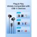 Наушники Vention Echo Lite USB-C In-Ear Wired Black (GBBBAV)