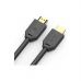 Кабель мультимедийный HDMI M to HDMI M 1.0m V2.0 4K 60Hz HP (HP_DHC-HD01-01M)