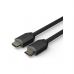 Кабель мультимедийный HDMI M to HDMI M 1.0m V2.0 4K 60Hz HP (HP_DHC-HD01-01M)