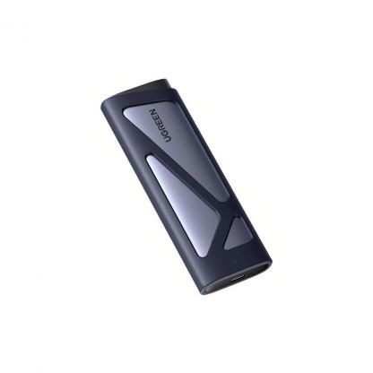 Карман внешний Ugreen USB 3.2 Gen 2 to M.2 NVMe/SATA 10Gbps UASP TRIM CM767 gray (15813)