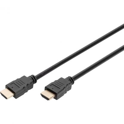 Кабель мультимедійний HDMI M to HDMI M 2.0m 4K60Hz w/Ethernet black Digitus (DB-330123-020-S)