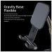 Подставка для планшета и телефона Knight Foldable Desk Mobile Phone Holder Stand (Alloy) Black Essager (EZJZM-QS01)