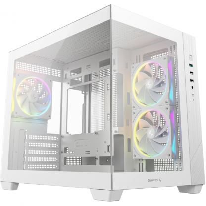 Корпус для ПК Deepcool CG330 3F White (R-CG330-WHNGM3-G)
