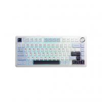 Клавиатура Aula F75 Pink Switch USB UA White (6978080504883)