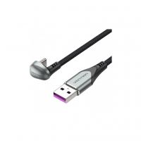 Дата кабель USB 2.0 AM to USB-C 1.5m 66W 180° U-Shaped aluminum alloy Vention (COHHG)