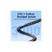 Кабель мультимедійний HDMI M to HDMI M 0.5m V2.0 4K60Hz braided zinc alloy black Vention (ALMBD)