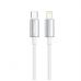 Дата кабель USB-C to Lightning 1.0m PD30W zinc alloy braided white ColorWay (CW-CBPDCL098-WT)