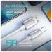 Дата кабель USB 2.0 AM to USB-C 2.0m 3A zinc alloy braided white ColorWay (CW-CBUC099-WT)