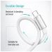 Дата кабель USB 2.0 AM to USB-C 2.0m 3A zinc alloy braided white ColorWay (CW-CBUC099-WT)