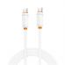 Дата кабель USB-C to USB-C 1.0m 60w white XO (NB-Q302B-CC.white)