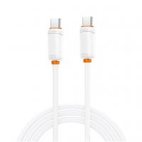 Дата кабель USB-C to USB-C 1.0m 27W white XO (XO-CB-300CC-WH)